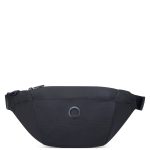 PICPUS LARGE FRONTAL BUM BAG (BLACK)